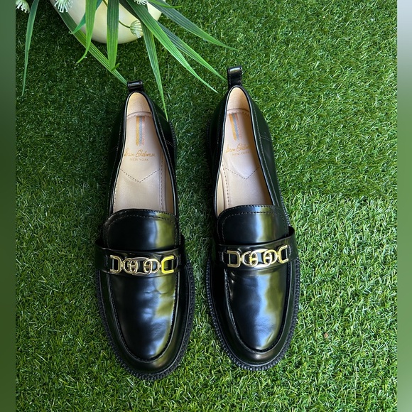 Sam Edelman christy black patent Leather loafers Size 9.5 womens gently us… - Picture 15 of 16